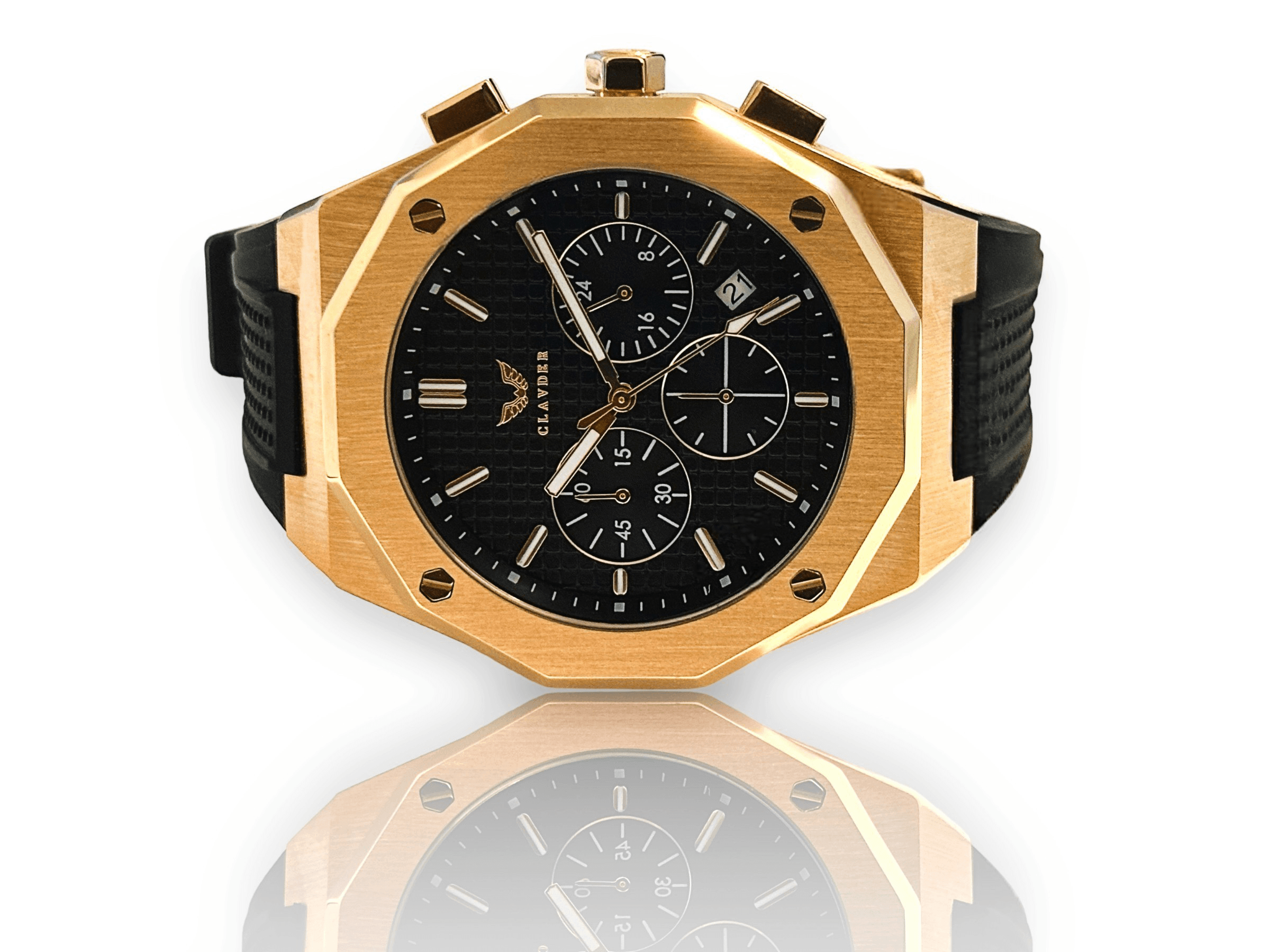 SUBLIME CHRONOS ROSE GOLD TONE - CLAVDER